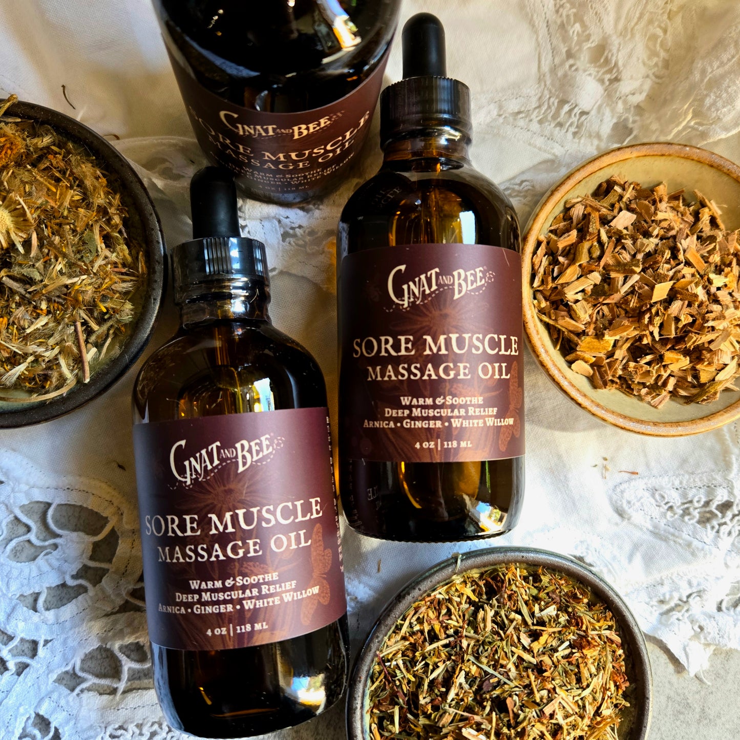 Sore Muscle Massage Oil