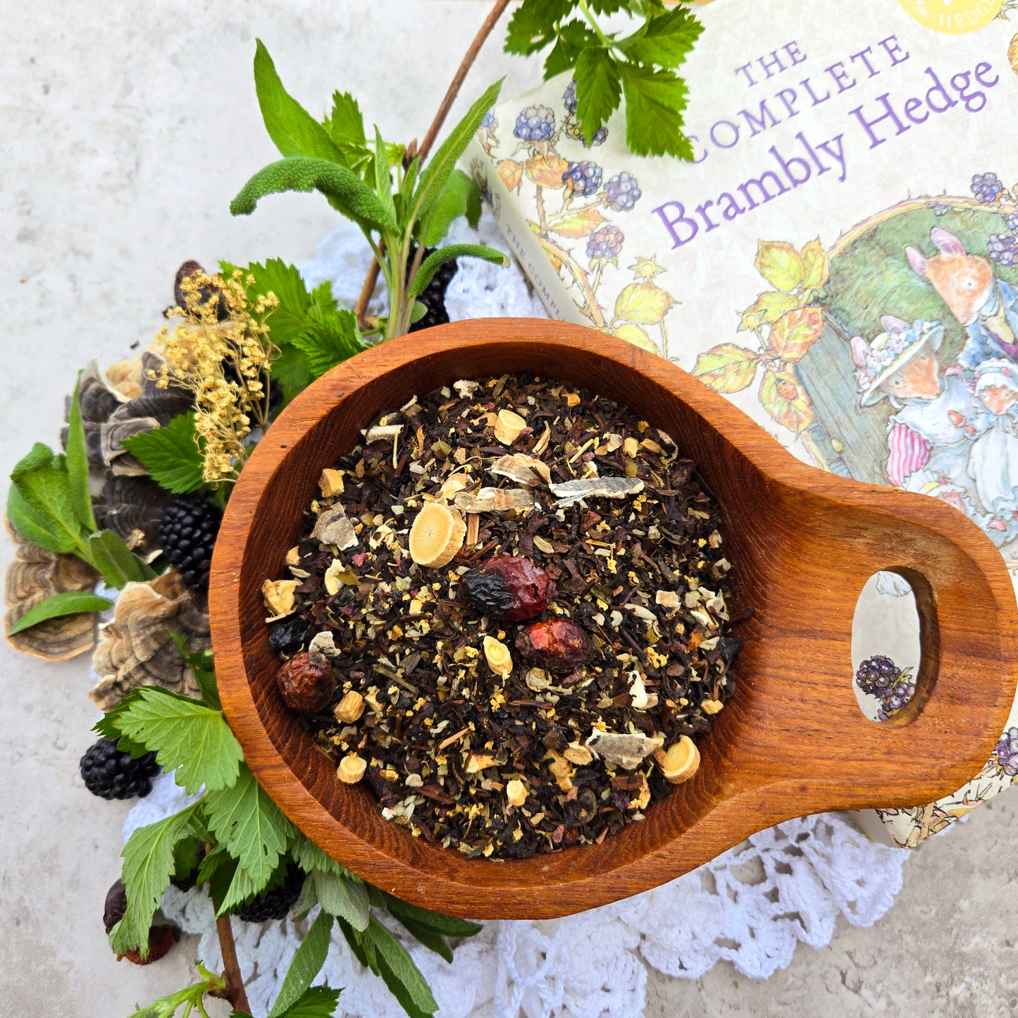 Brambly Sage- Blackberry Oolong Tea Blend