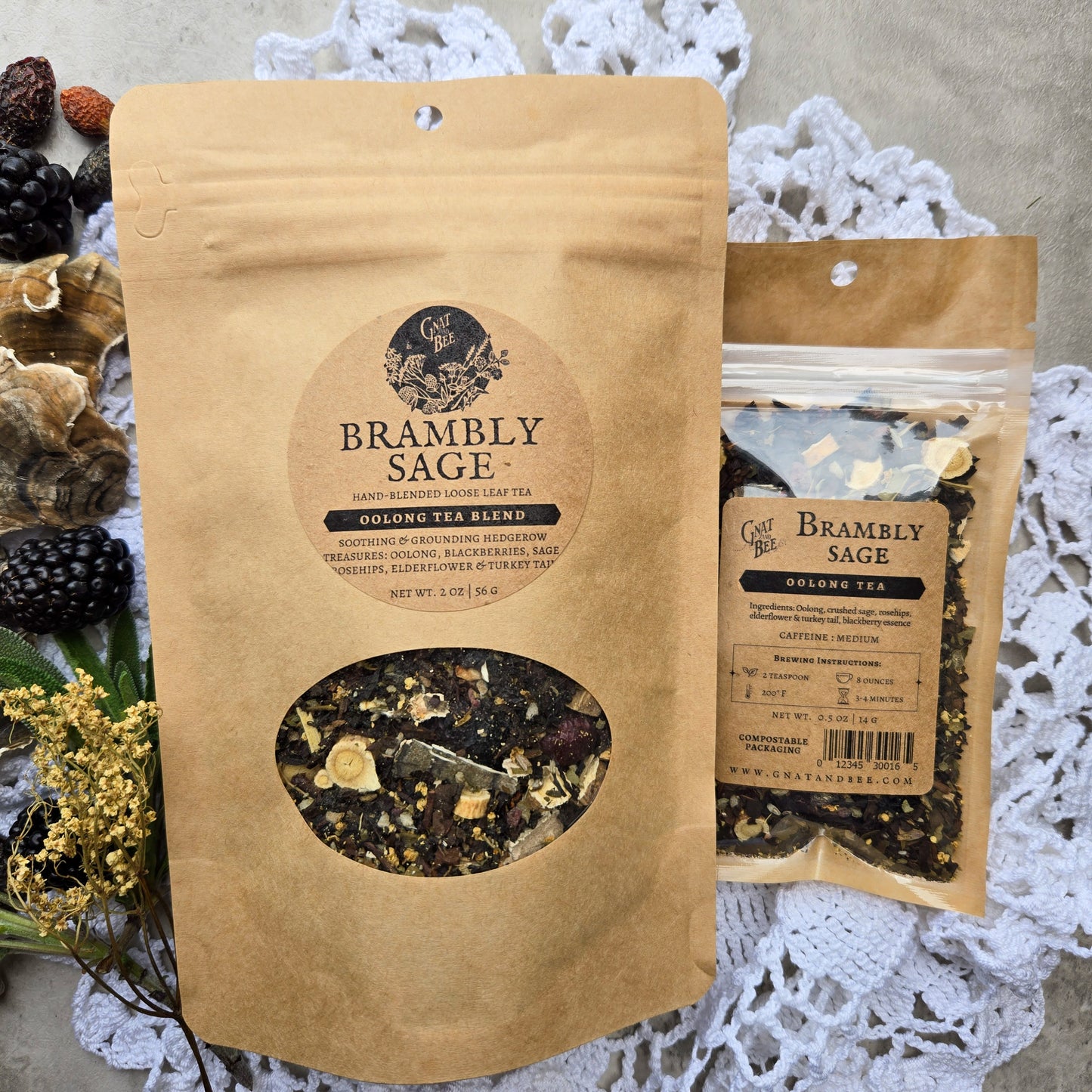 Brambly Sage- Blackberry Oolong Tea Blend