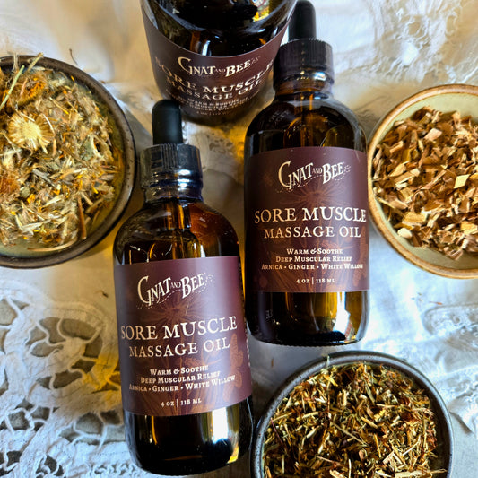 Sore Muscle Massage Oil