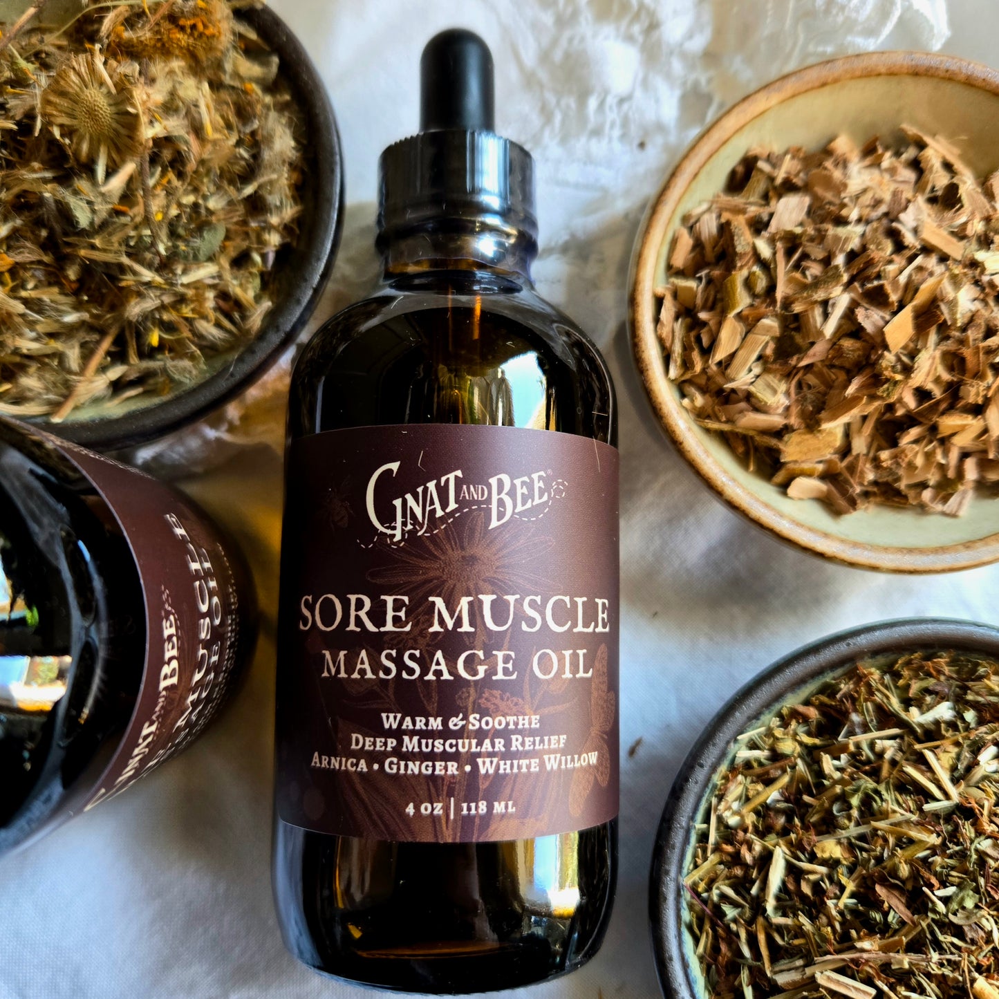 Sore Muscle Massage Oil