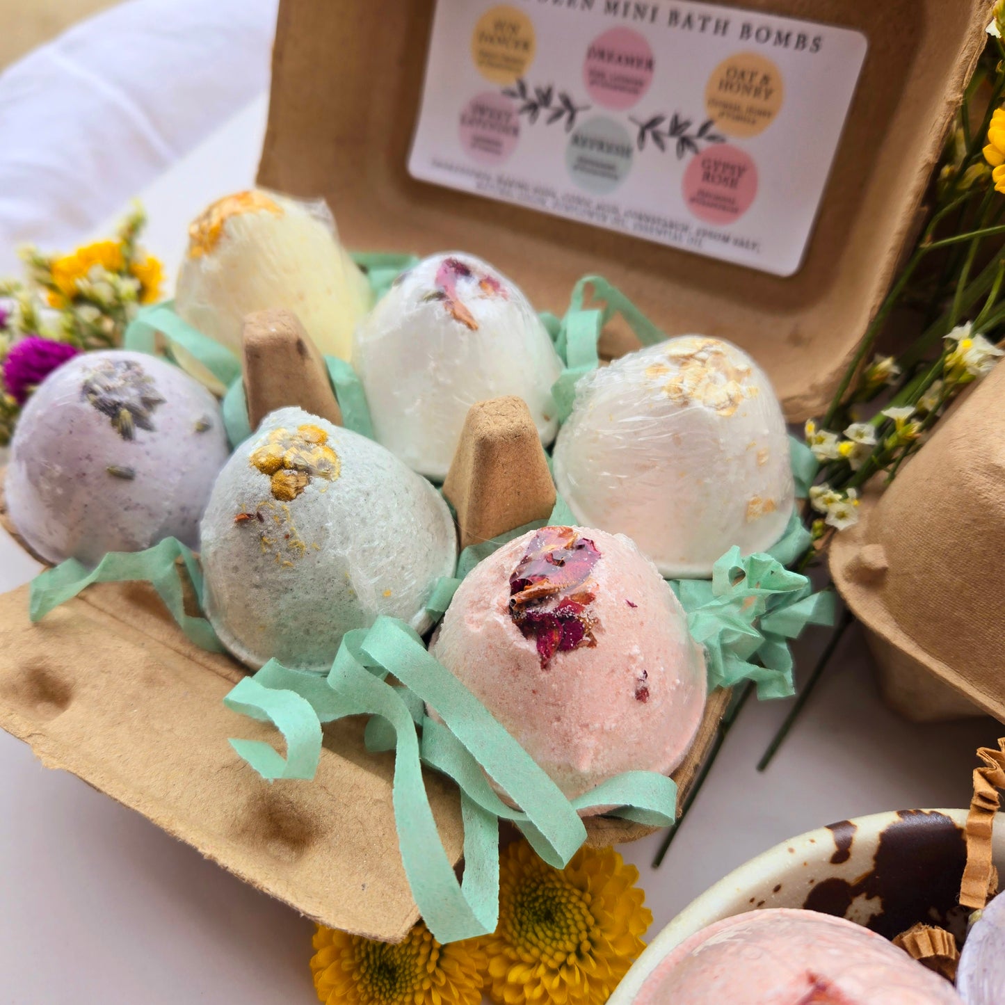 Mini Spring Bath Bombs | Half Dozen