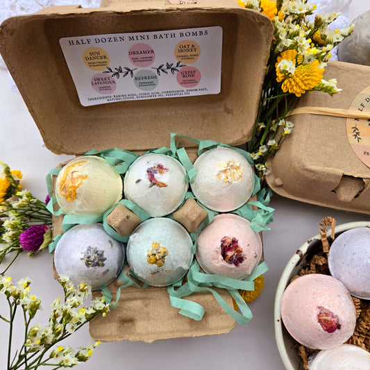 Mini Spring Bath Bombs | Half Dozen